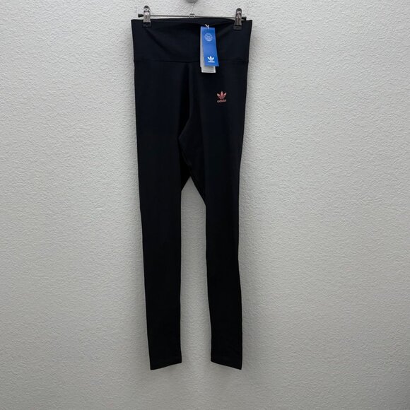 Adidas Always Original Black Leggings Tights Pants HS2597 Womens size Small NEW - Picture 1 of 9